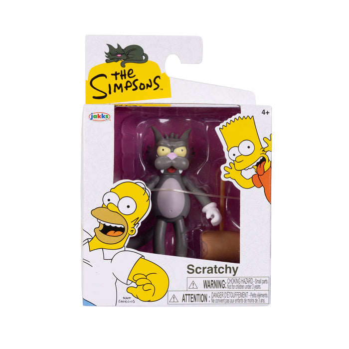 Jakks Pacific | The Simpson's 2.5in Figures - Scratchy | The Nerd Merchant