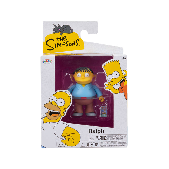 Jakks Pacific - The Simpson's 2.5in Figures - Ralph Wiggum w/ Valentine Card