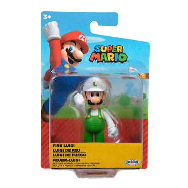 Jakks Pacific | Super Mario 2.5in Figures - Fire Luigi | The Nerd Merchant