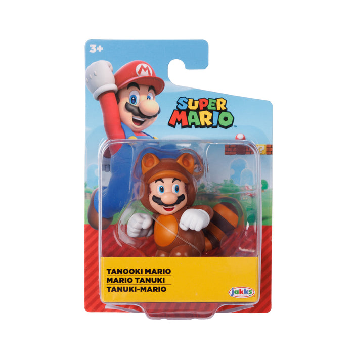 Jakks Pacific - Super Mario 2.5in Figures - Tanooki Mario