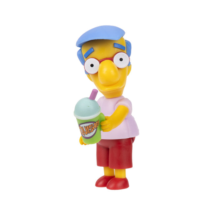 Jakks Pacific - The Simpson's 2.5in Figures - Milhouse with Squishy Drink