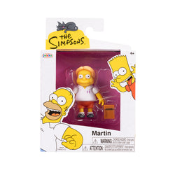 Jakks Pacific - The Simpson's 2.5in Figures - Martin Prince w. Algebra Book