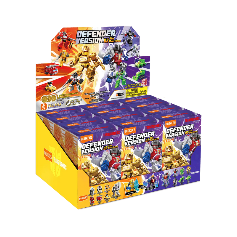 Blokees Figures Transformers Defender Version 02 The Overthrow (Box of 12)