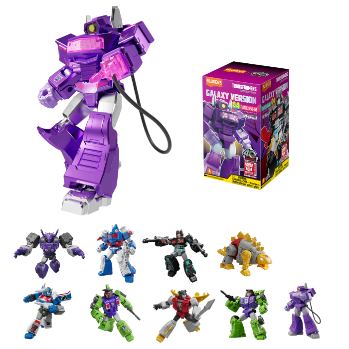 Blokees Figures Transformers Galaxy Version 04 Fractured Space-Time