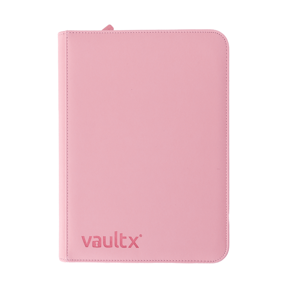 Vault X 9-Pocket Exo-Tec® Zip Binder (Just Pink)