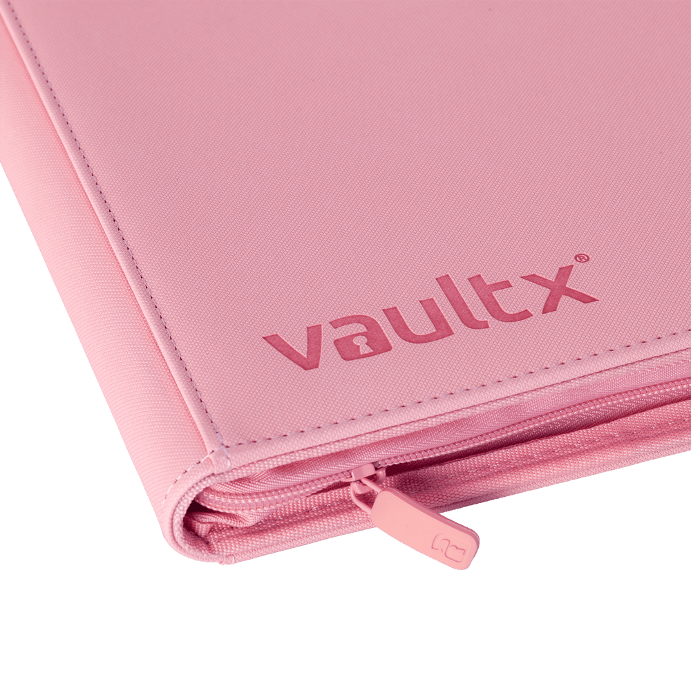 Vault X 9-Pocket Exo-Tec® Zip Binder (Just Pink)