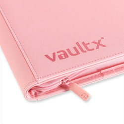 Vault X 12-Pocket Exo-Tec® Zip Binder (Just Pink)