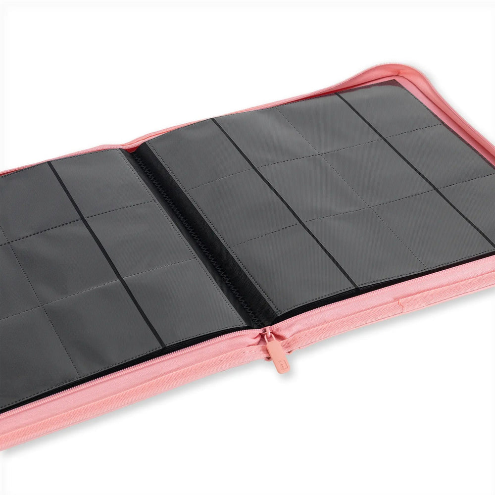 Vault X 12-Pocket Exo-Tec® Zip Binder (Just Pink)