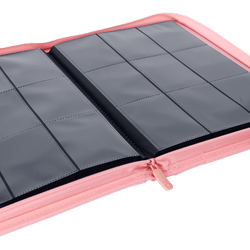 Vault X 9-Pocket Exo-Tec® Zip Binder (Just Pink)