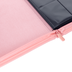 Vault X 9-Pocket Exo-Tec® Zip Binder (Just Pink)
