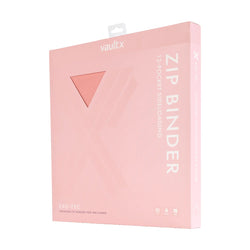 Vault X 12-Pocket Exo-Tec® Zip Binder (Just Pink)