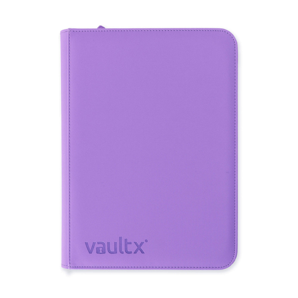 Vault X 9-Pocket Exo-Tec® Zip Binder (Just Purple)