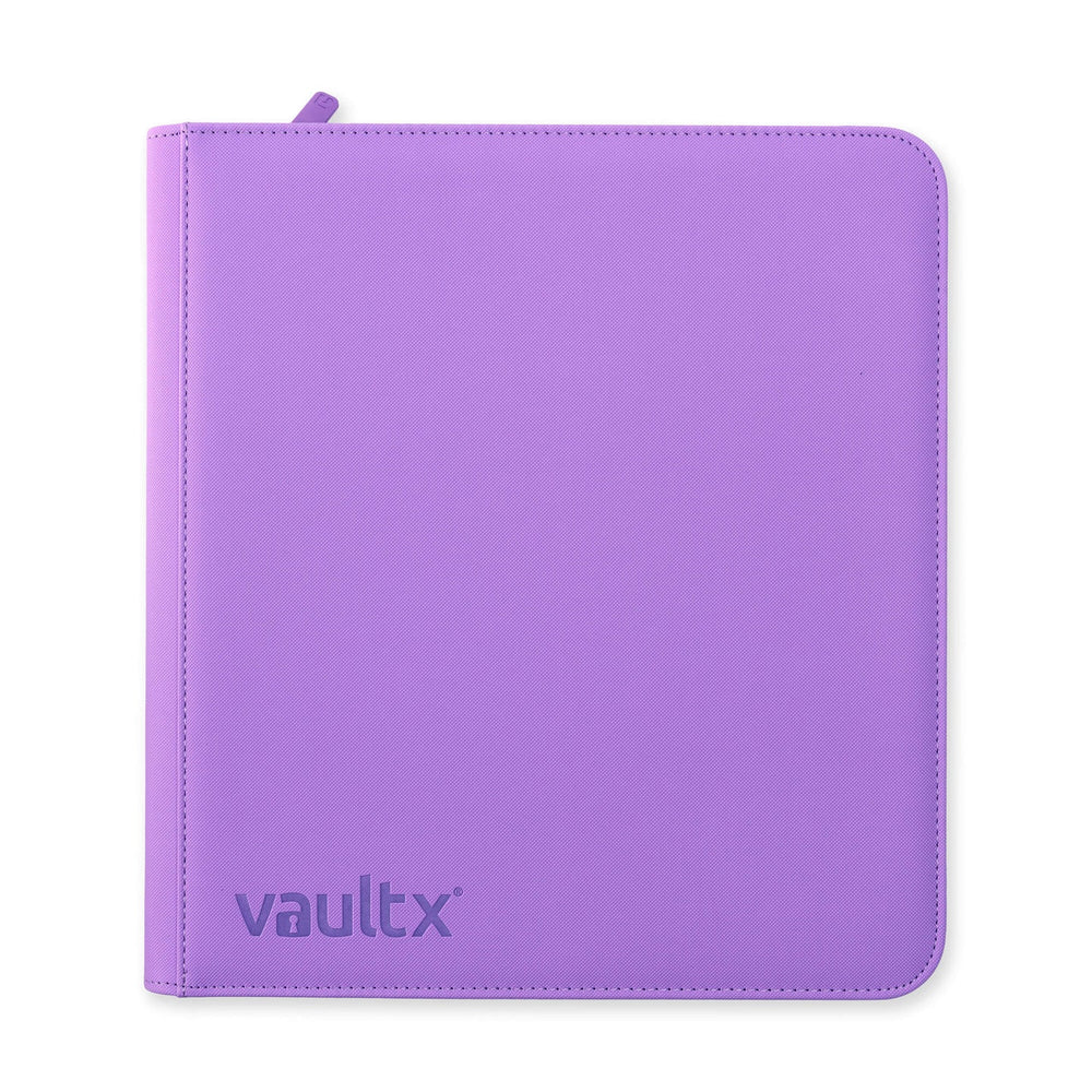Vault X 12-Pocket Exo-Tec® Zip Binder (Just Purple)