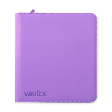 Vault X 12-Pocket Exo-Tec® Zip Binder (Just Purple)