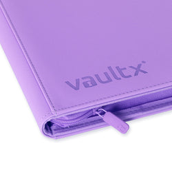 Vault X 9-Pocket Exo-Tec® Zip Binder (Just Purple)