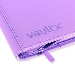 Vault X 12-Pocket Exo-Tec® Zip Binder (Just Purple)