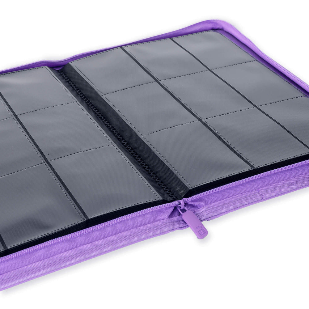 Vault X 9-Pocket Exo-Tec® Zip Binder (Just Purple)