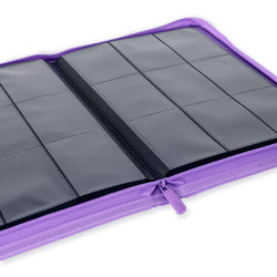 Vault X 9-Pocket Exo-Tec® Zip Binder (Just Purple)