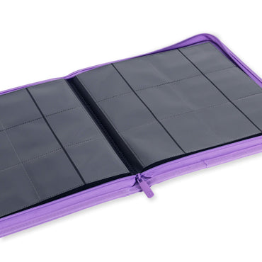 Vault X 12-Pocket Exo-Tec® Zip Binder (Just Purple)