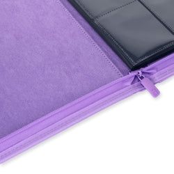 Vault X 9-Pocket Exo-Tec® Zip Binder (Just Purple)