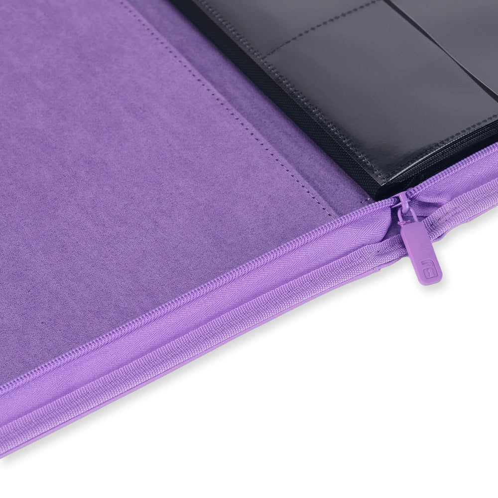 Vault X 12-Pocket Exo-Tec® Zip Binder (Just Purple)