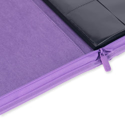Vault X 12-Pocket Exo-Tec® Zip Binder (Just Purple)