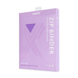 Vault X 9-Pocket Exo-Tec® Zip Binder (Just Purple)