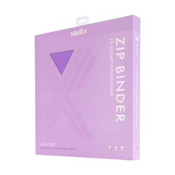 Vault X 12-Pocket Exo-Tec® Zip Binder (Just Purple)