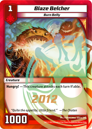 Kaijudo | Blaze Belcher - Level 1 (Y1PRM) | The Nerd Merchant