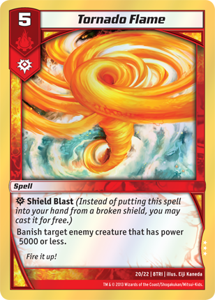 Kaijudo | Tornado Flame - Level 5 (08TRI) | The Nerd Merchant