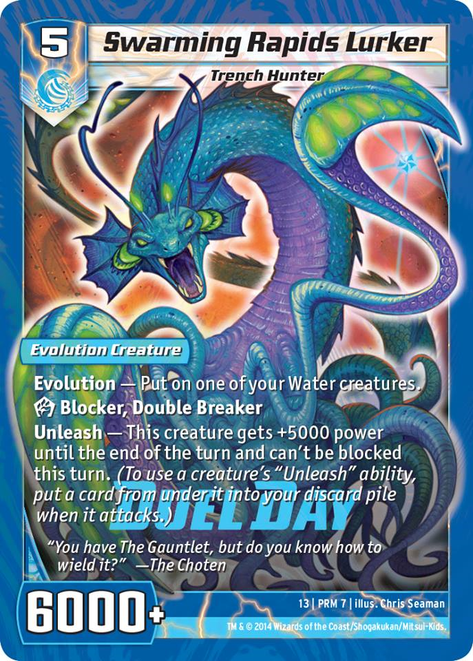Kaijudo | Swarming Rapids Lurker - Level 5 (13GAU) | The Nerd Merchant