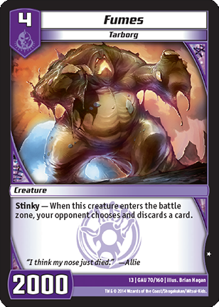 Kaijudo | Fumes - Level 4 (13GAU) | The Nerd Merchant