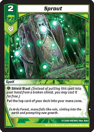 Kaijudo | Sprout - Level 2 (13GAU) | The Nerd Merchant