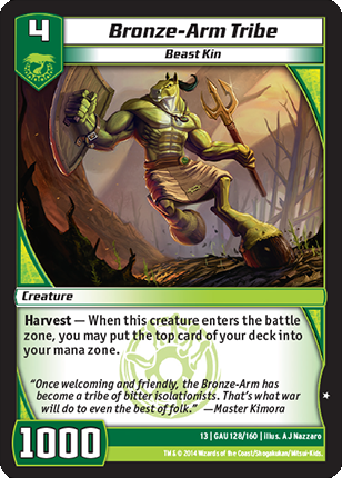 Kaijudo | Bronze-Arm Tribe - Level 4 (13GAU) | The Nerd Merchant