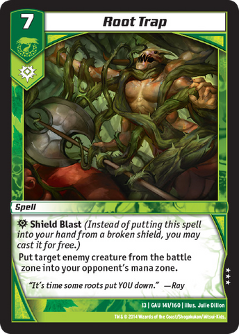 Kaijudo | Root Trap - Level 7 (13GAU) | The Nerd Merchant