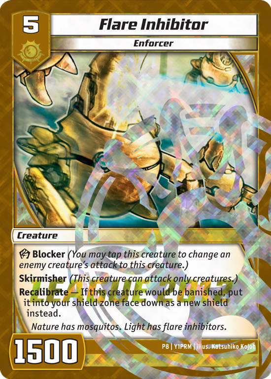 Kaijudo | Flare Inhibitor - Level 5 (Y1PRM) | The Nerd Merchant