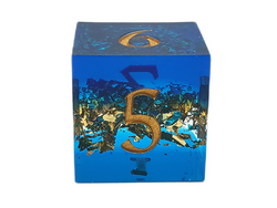 Old School Dice: Sharp Edged 7-Piece Dice Set - Majestic Court