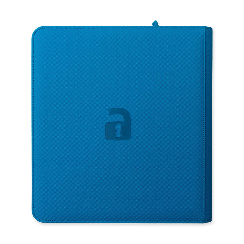 Vault X 12-Pocket Exo-Tec® Zip Binder (Neon Blue)
