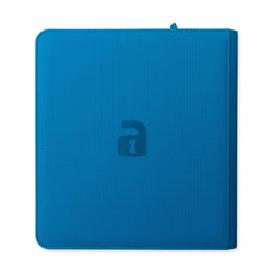 Vault X 12-Pocket Exo-Tec® Zip Binder (Neon Blue)