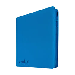 Vault X 12-Pocket Exo-Tec® Zip Binder (Neon Blue)