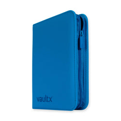 Vault X 4-Pocket Exo-Tec® Zip Binder (Neon Blue)