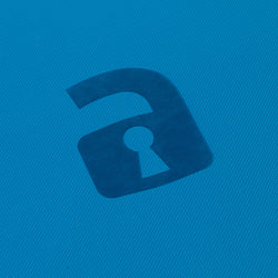 Vault X 12-Pocket Exo-Tec® Zip Binder (Neon Blue)