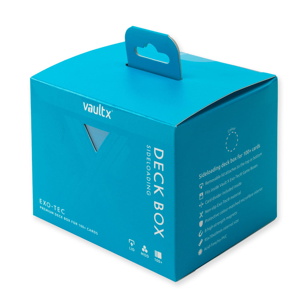 Vault X Exo-Tec® Sideloading Deck Box 100+ (Neon Blue)