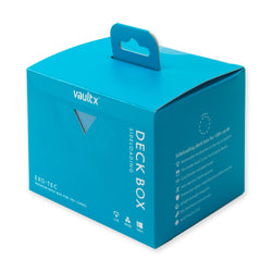 Vault X Exo-Tec® Sideloading Deck Box 100+ (Neon Blue)