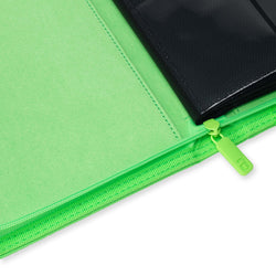 Vault X 4-Pocket Exo-Tec® Zip Binder (Neon Green)