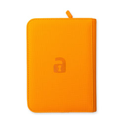 Vault X 4-Pocket Exo-Tec® Zip Binder (Neon Orange)