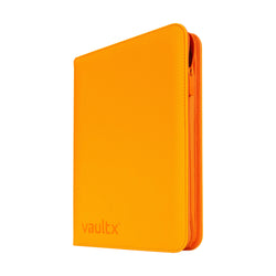 Vault X 9-Pocket Exo-Tec® Zip Binder (Neon Orange)