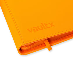 Vault X 12-Pocket Exo-Tec® Zip Binder (Neon Orange)