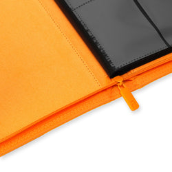 Vault X 4-Pocket Exo-Tec® Zip Binder (Neon Orange)