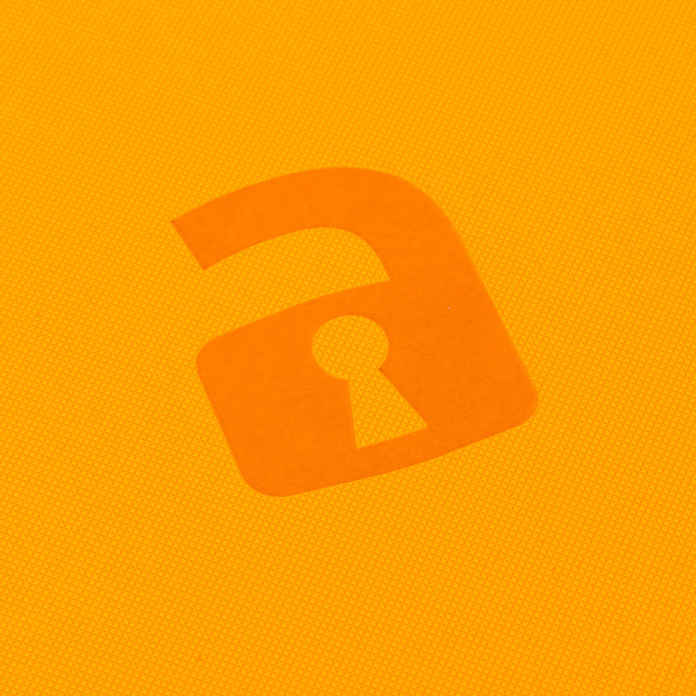 Vault X 9-Pocket Exo-Tec® Zip Binder (Neon Orange)